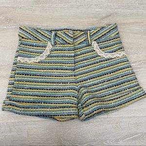 Florence Fancy Girls Tweed Filipa Shorts Size 8